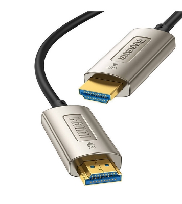 Picture of Baseus High Definition Series Optic Fiber HDMI to HDMI 4K Adapter Cable 10m Black 