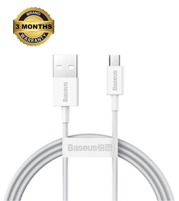 Buy Baseus Superior Series Fast Charging Data Cable USB to Micro 2A 1m White  Online