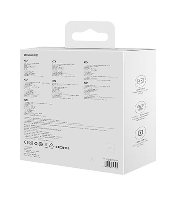 Picture of Baseus 4K Wireless Display Dongle Adapter Grey 
