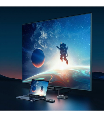 Picture of Baseus 4K Wireless Display Dongle Adapter Grey 