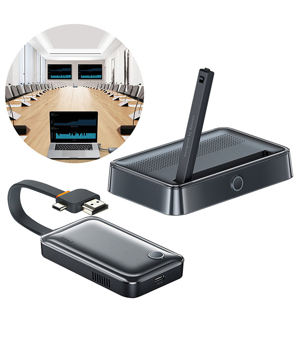 Picture of Baseus 4K Wireless Display Dongle Adapter Grey 