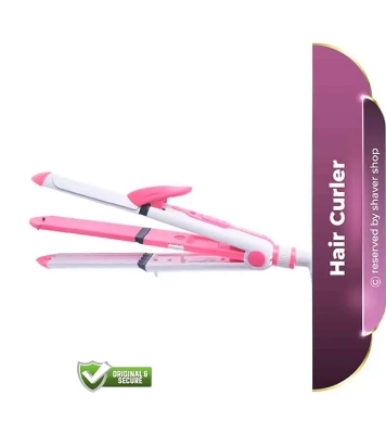 Buy Kemei KM-1213 Professional Ceramic Coating 3 In 1 Hair Iron Curler Curling Iron Hair Styling Online 