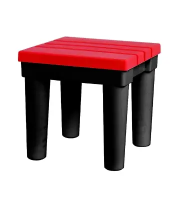 Buy Two Color Square Stool Red & Black Online in Bangladesh at Best Prices