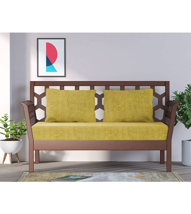 Buy Regal Wooden double Sofa-NOOR NOOR-SDC-316-3-1-20(FABRIC-SF-2120) at Best Price in Bangladesh