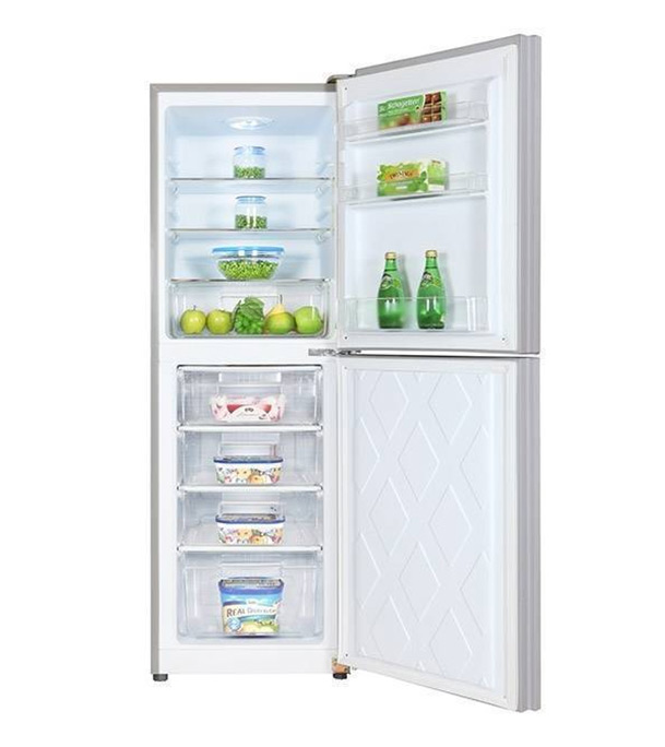 Buy VISION Glass Door Refrigerator RE-252 Liter Blue Peony Flower Bottom Mount at Best Price In Bangladesh