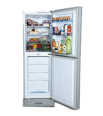 Buy VISION Glass Door Refrigerator RE-216 Liter Mirror 3DBottom Mount at Best Price In Bangladesh