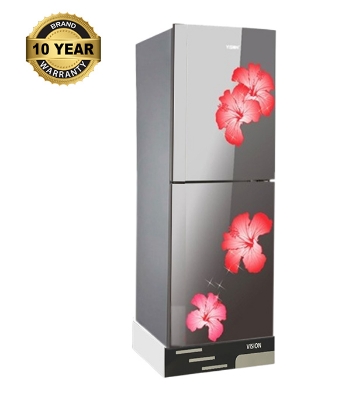 Buy VISION GD Refrigerator RE-216L Mirror Jaba Flower Bottom Mount at Best Price In Bangladesh