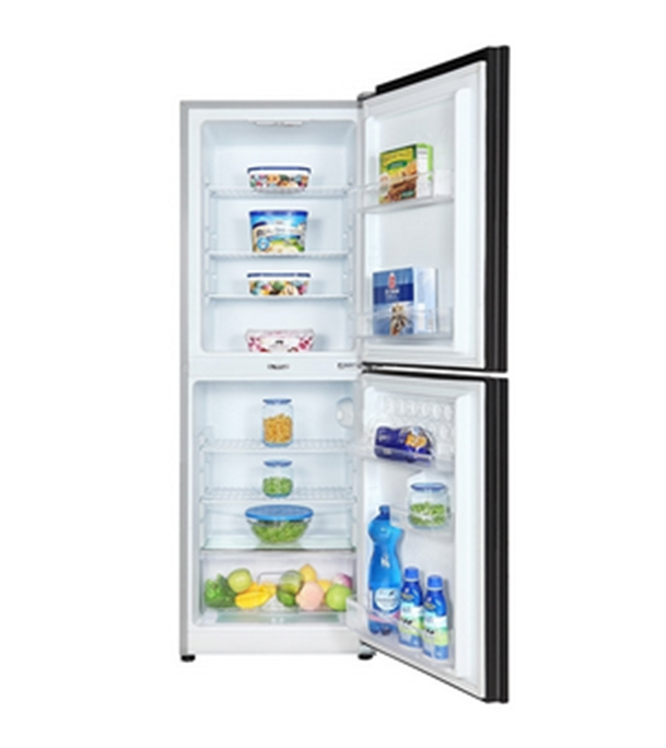 Buy VISION Glass Door Refrigerator RE-200L Mirror Purple Flower Top Mount at Best Price In Bangladesh