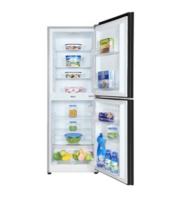 Buy VISION Glass Door Refrigerator RE-200L Mirror Purple Flower Top Mount at Best Price In Bangladesh