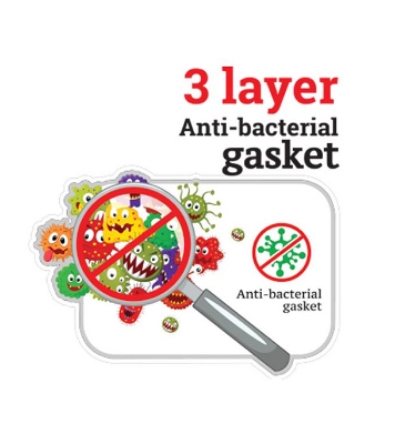 Buy VISION Glass Door Refrigerator RE-200L Mirror Purple Flower Top Mount at Best Price In Bangladesh