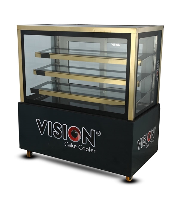 Picture of VISION Straight Glass Cake Cooler(4X2.5X4FT) (8 ~ 12°C)
