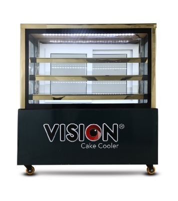Buy VISION Straight Glass Cake Cooler (5X2.5X4FT) (8 ~ 12°C) Online
