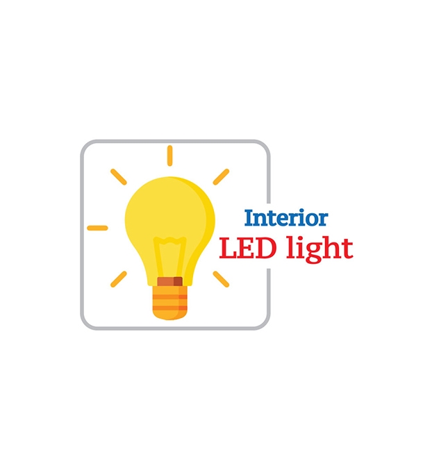 Picture of VISION Glass Door Top Mount Refrigerator RE-200 Liter Mirror Lotus 