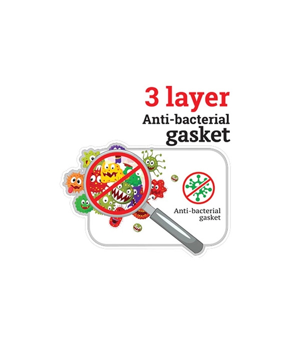 Picture of VISION Glass Door Top Mount Refrigerator RE-217 Liter Cherry Blue 