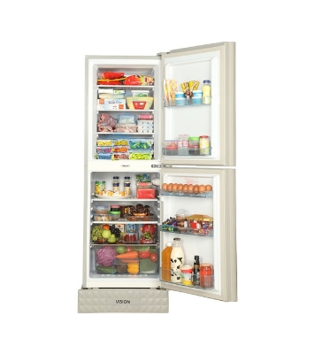 Picture of VISION Refrigerator RE 240 L Lotus Flower Blue Top Mount