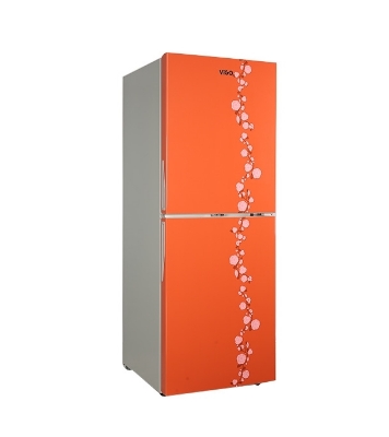 Picture of ViGO Refrigerator RE-252 L Orange Flower Bottom Mount