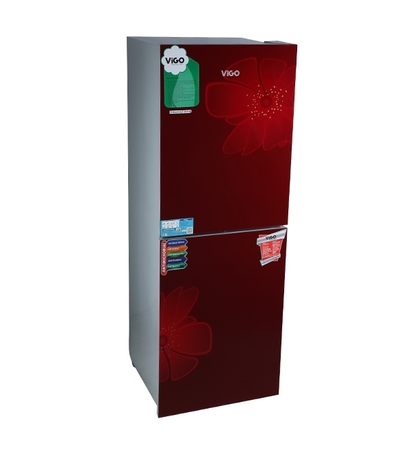 Picture of ViGO GD Refrigerator RE 238 L Red Blooming FL BM