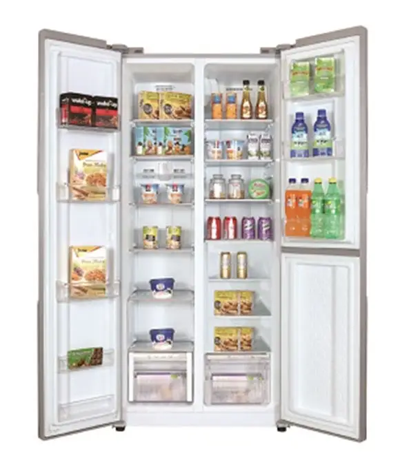Picture of VISION Glass Door Refrigerator Side By Side Inverter SHR 566 Liter