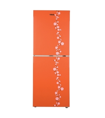 Picture of ViGO Refrigerator RE 222 L Orange Flower Top Mount