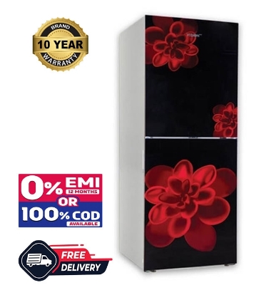 Picture of Vision GD Refrigerator Re-216l Red Rose Flower