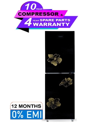 Picture of ViGO GD Refrigerator RE-262L Mirror Lotus FL TM