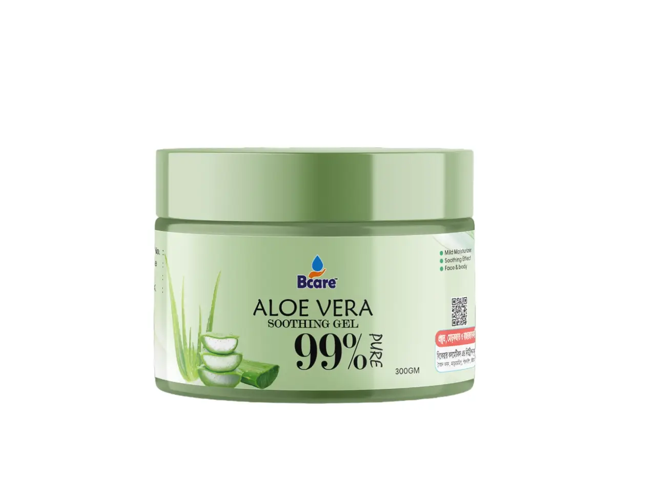 Picture of Aloe Vera Soothing Gel, Natural Aloe Vera Gel (এলোভেড়া জেল, প্রাকৃতিক অ্যালোভেরা জেল) for Face and Body -300gm