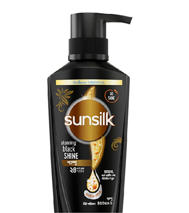 Picture of Sunsilk Black Shine Shampoo- 450ml