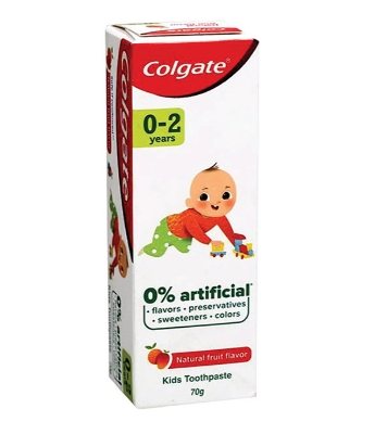 Picture of Colgate Toothpaste Fruit Flavor For Kids (0-2 years)-70gm-CPFH
