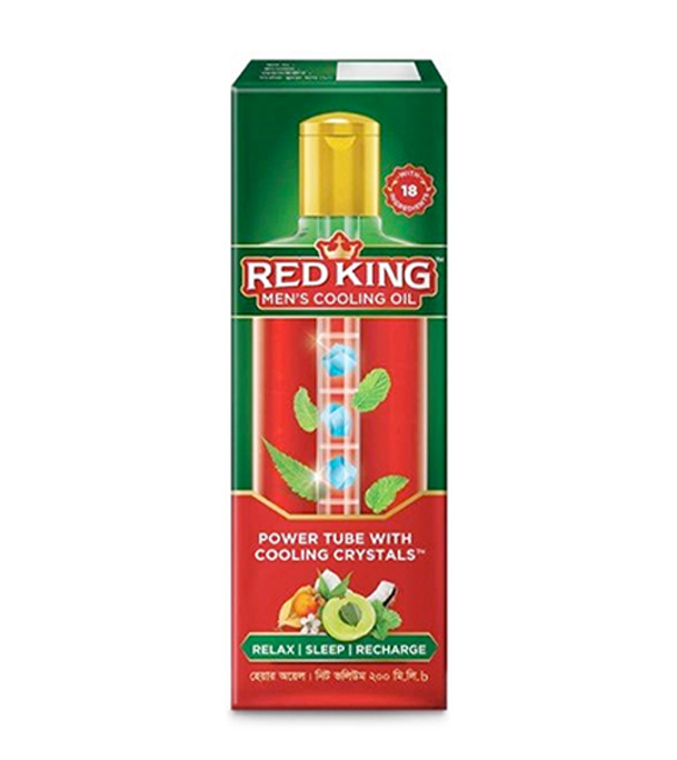 Picture of Red King Mens Cooling Hair Oil 200ml