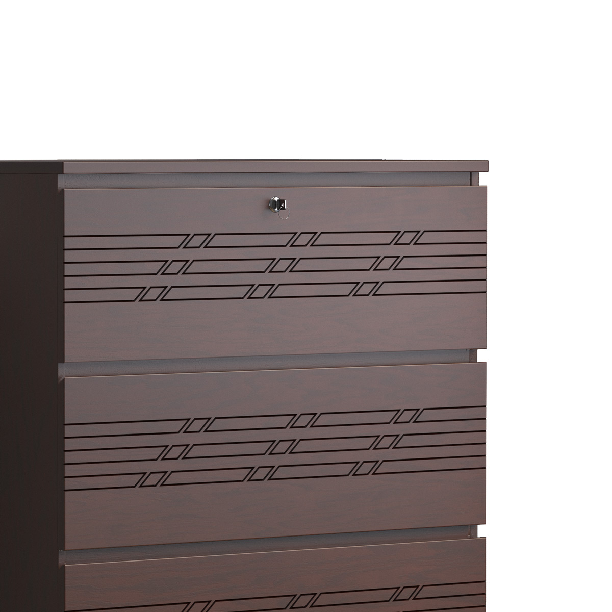 Buy Regal Valentina Wooden Chest of Drawer CDH-354-3-1-20 Online at Best Price