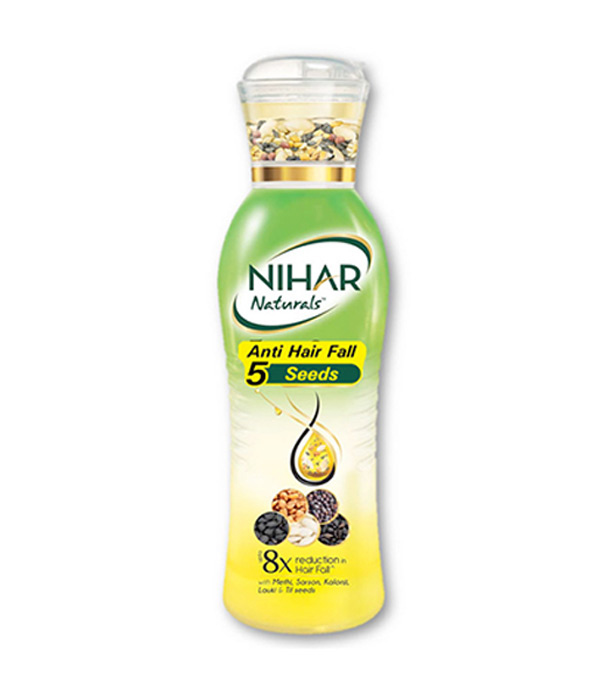 Picture of Nihar Anti Hair Fall 5 Seeds Hair Oil 100ml