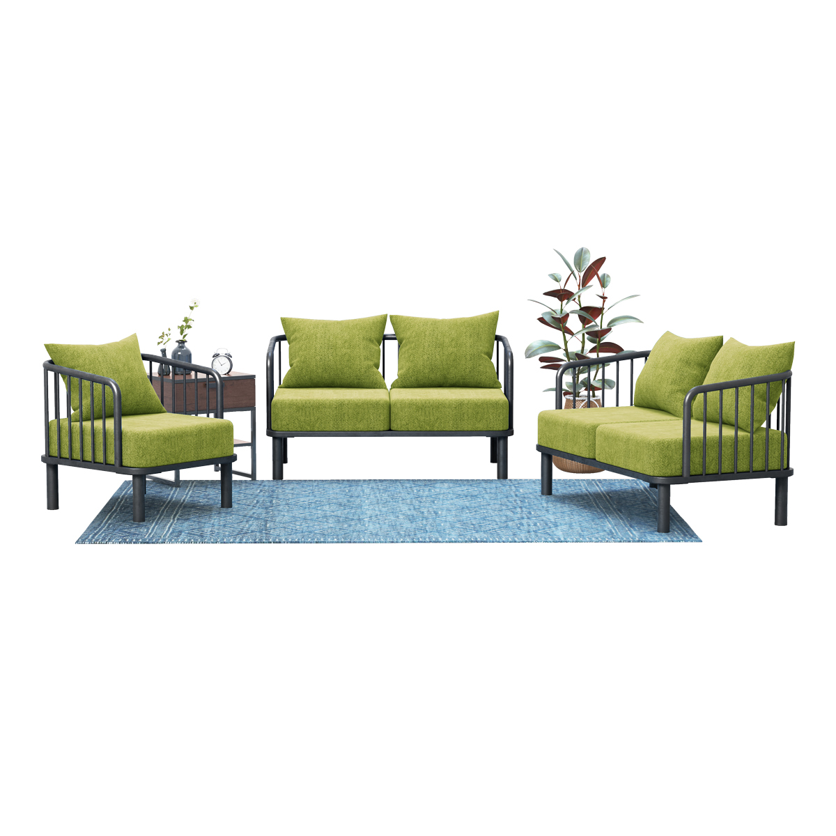 Buy Regal Elisa Metal Double Sofa l SDC-607-10-1-07 at Best Price in Bangladesh