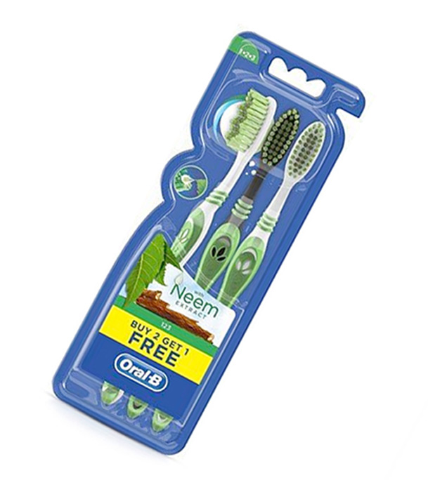 Picture of Oral-B Neem Extract Toothbrush Combo(B2G1)