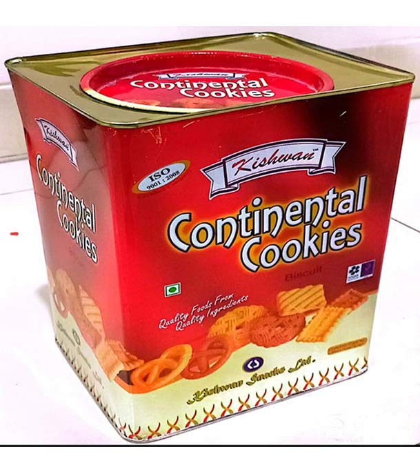 Picture of Kishwan Continental Cookies Tin- 900gm