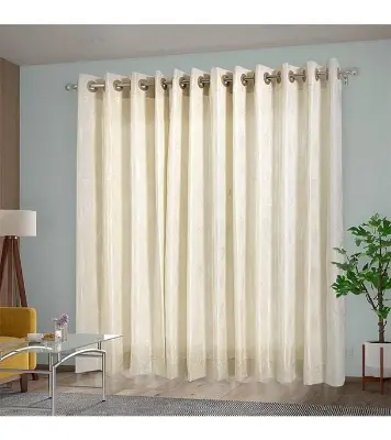 Buy Regal Curtain-3008(84x54 Inch)-Fabric-2209-4 Fold Online at Best Price