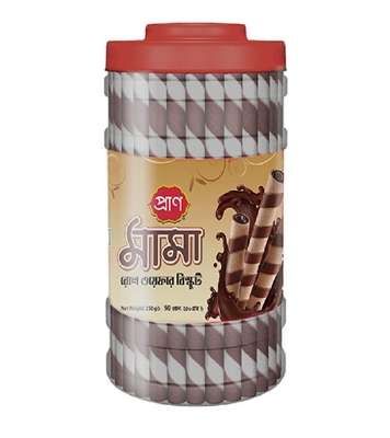 Picture of PRAN Mama Roll Wafer 250gm Jar