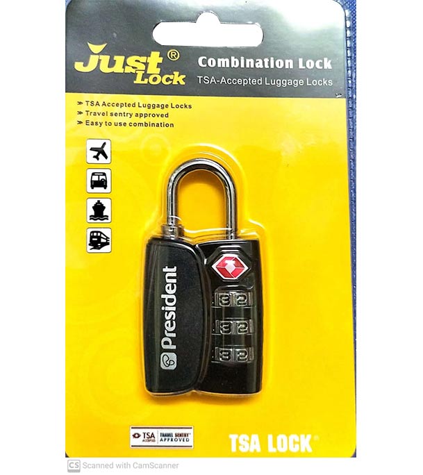 Buy President 4 Digit TSA Lock Mini Luggage Suitcase Security Padlock Password TSA Lock Online