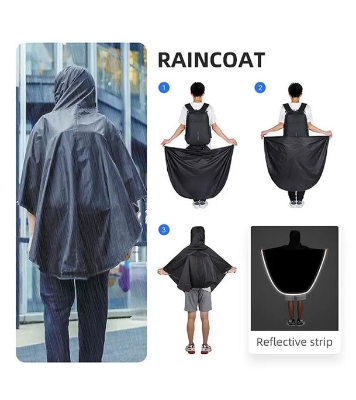 Buy MR9068YY Casual Anti-thief Backpack With USB Port & Raincaot Online