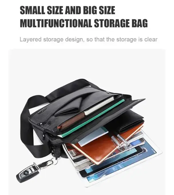 Arctic Hunter K00089 Men Messenger Bag for Male Waterproof Crossbody Bag Pouch Fit 11 Inch ipad Sling Shoulder Bag