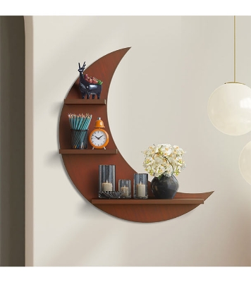 Buy Regal WALL SHELF- MOON Craft Items-HDC-372 Online at Best Price