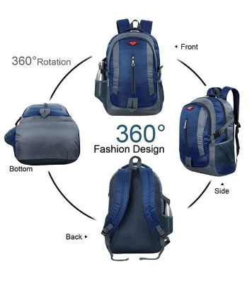 Buy Traveling & Hiking Navy Blue Backpack by Espiral Online