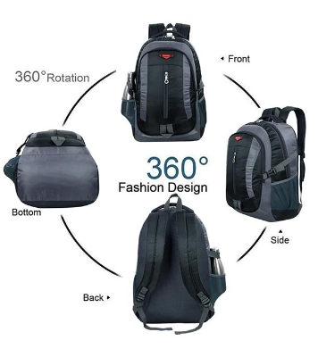 Traveling & Hiking Navy Blue Backpack by Espiral