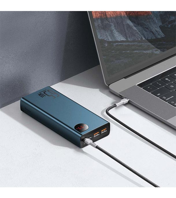 Buy Baseus Adaman Metal Digital Display Quick Charge Power Bank 20000mAh 65W Black at Best Price in Bangladesh