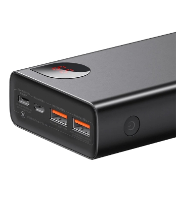 Buy Baseus Adaman Metal Digital Display Quick Charge Power Bank 20000mAh 65W Black at Best Price in Bangladesh