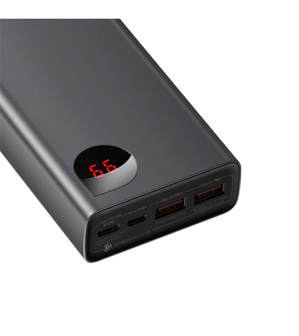 Buy Baseus Adaman Metal Digital Display Quick Charge Power Bank 20000mAh 65W Black at Best Price in Bangladesh