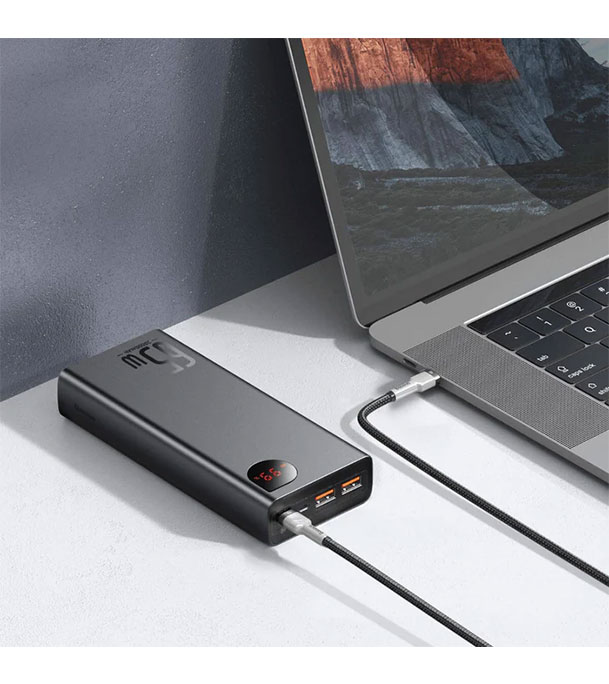 Buy Baseus Adaman Metal Digital Display Quick Charge Power Bank 20000mAh 65W Black at Best Price in Bangladesh