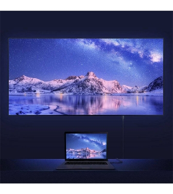 Buy Baseus Cafule 4KHDMI Male To 4KHDMI Male Adapter Cable 3m Black CADKLF-G01 Online