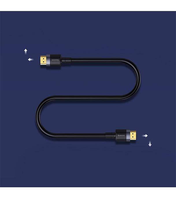 Buy Baseus Cafule 4KHDMI Male To 4KHDMI Male Adapter Cable 3m Black CADKLF-G01 Online