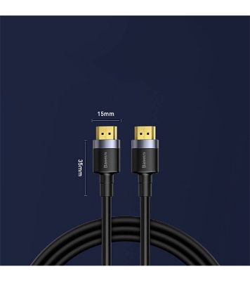 Buy Baseus Cafule 4KHDMI Male To 4KHDMI Male Adapter Cable 3m Black CADKLF-G01 Online