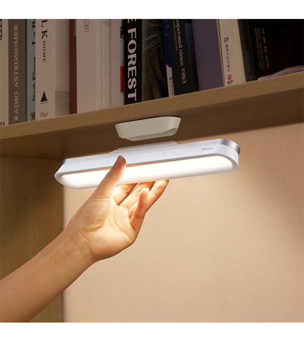 Baseus Magnetic Stepless Dimming Charging Desk Lamp Pro White